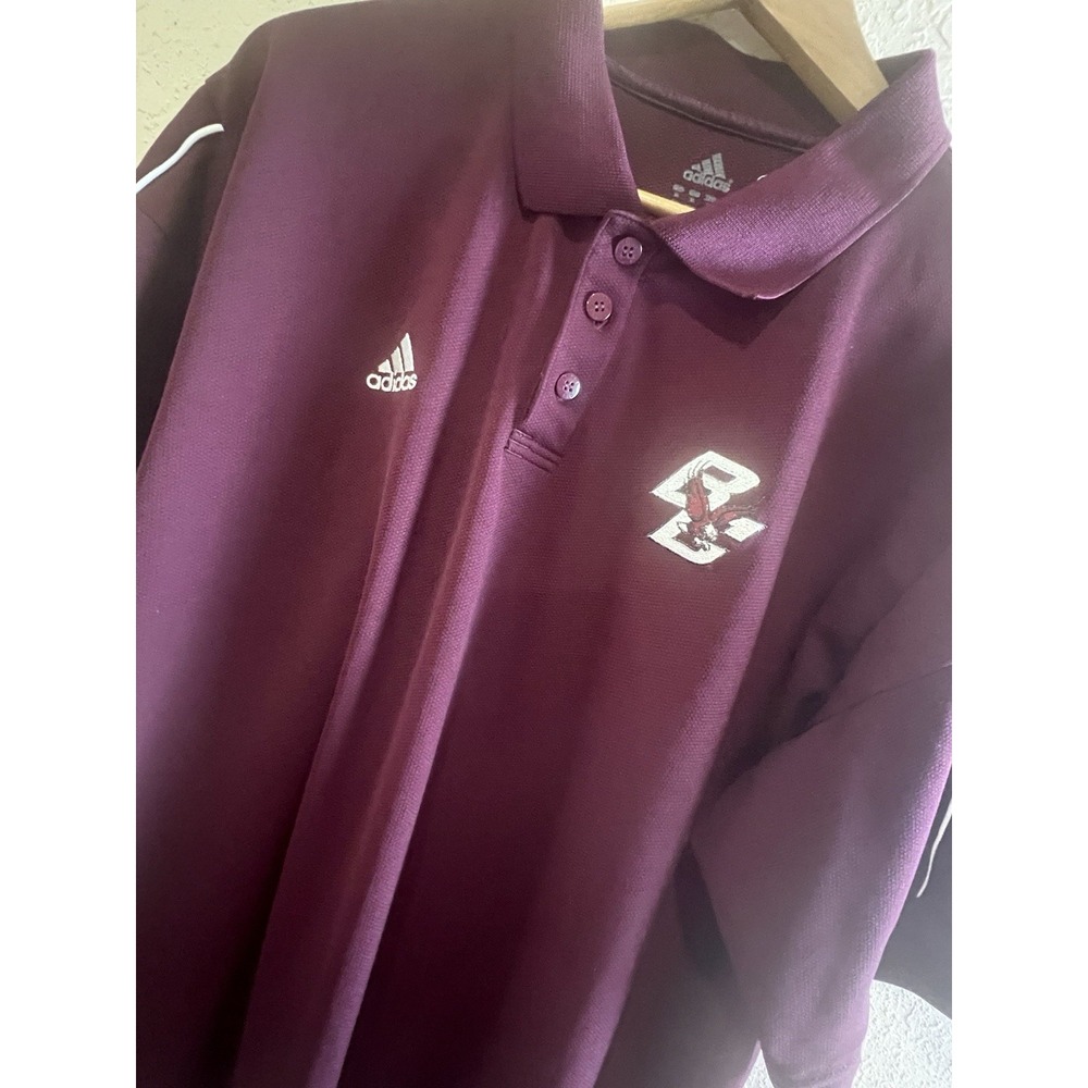 Adidas Boston College Football‎ Shirt XL Maroon Short Sleeve Classic